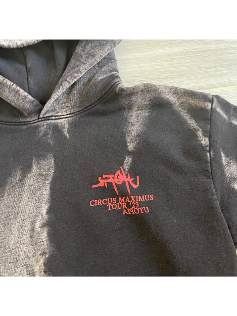 NEW TRAVIS SCOTT UTOPIA STAFF HOODIE SZ LARGE - Picture 3 of 5